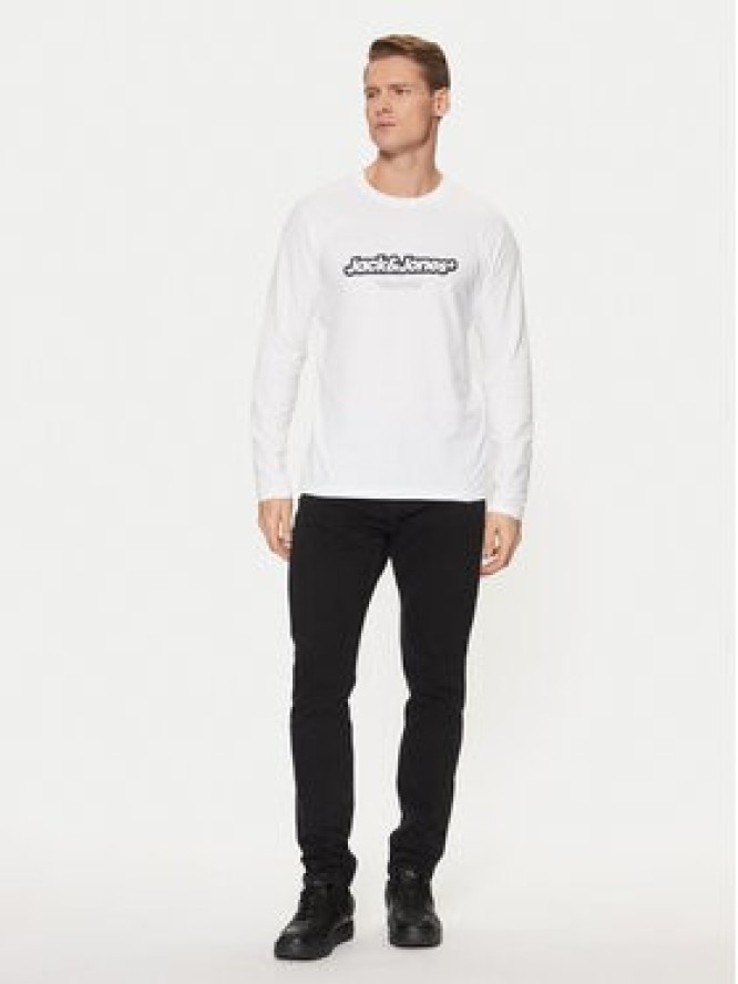 Jack & Jones Longsleeve Vesterbro 12266419 Biały Relaxed Fit