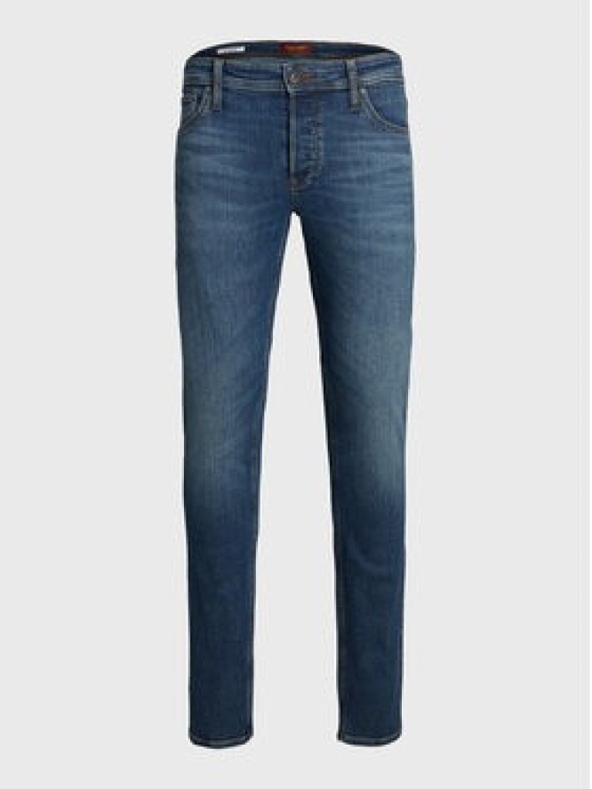 Jack & Jones Jeansy Glenn 12224987 Granatowy Slim Fit