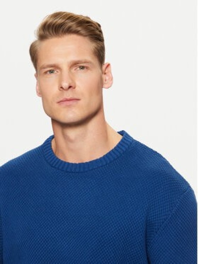 Selected Homme Sweter 16094552 Niebieski Relaxed Fit