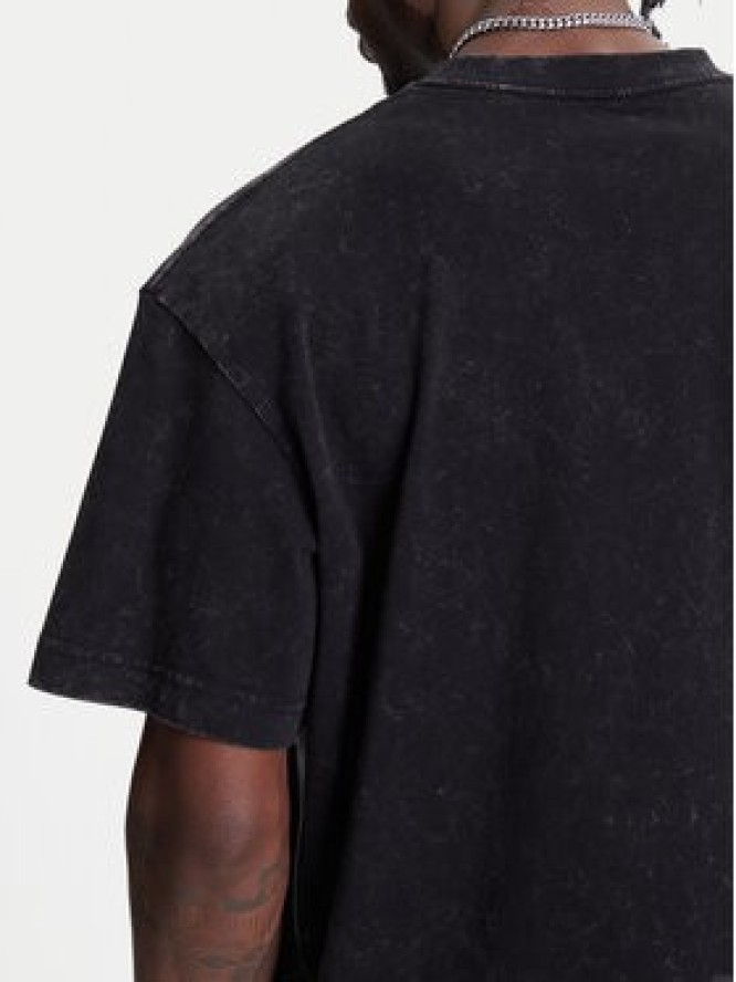 Jack & Jones T-Shirt Retreat 12277886 Czarny Oversize