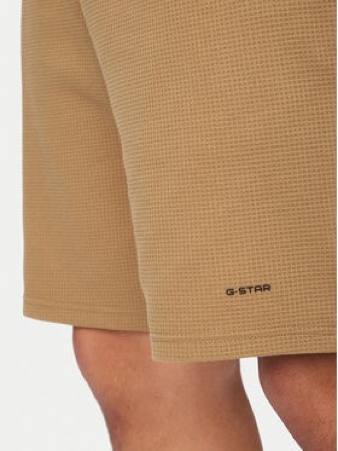G-Star Raw Szorty sportowe D29112-E383 Beżowy Slim Fit