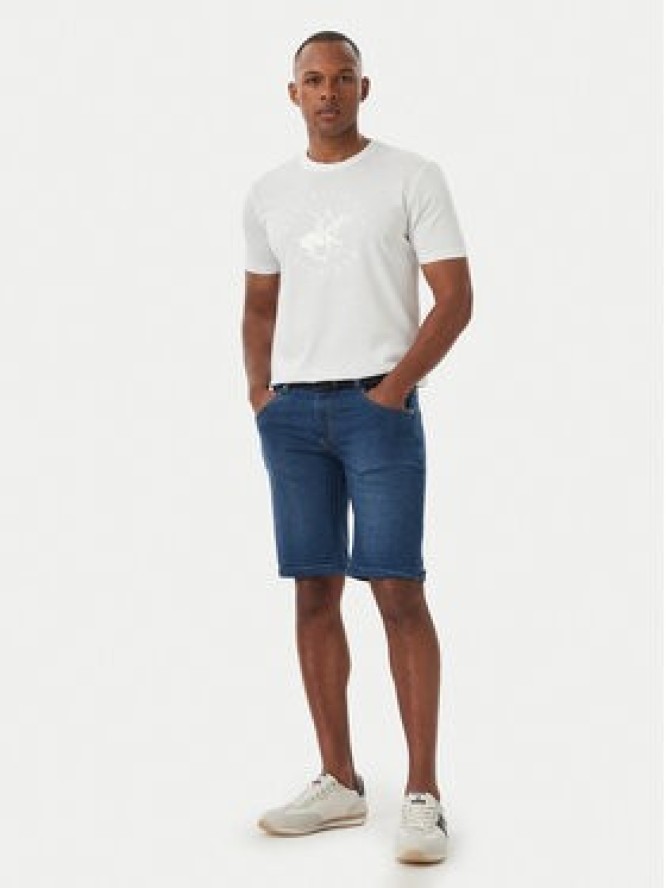 Beverly Hills Polo Club T-Shirt M1546 Biały Regular Fit