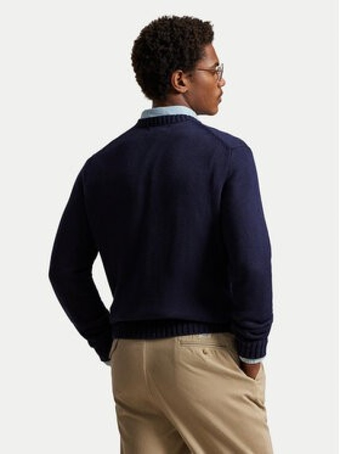 Polo Ralph Lauren Sweter 710718281006 Granatowy Regular Fit
