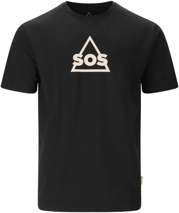 sos T-shirt Kvitfjell M SS Tee V2 z bawełny organicznej z elastanem – 1001A