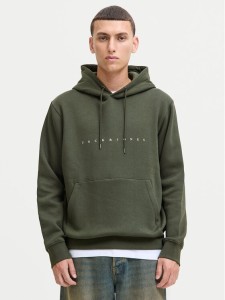 Jack & Jones Bluza Star 12233972 Zielony Relaxed Fit