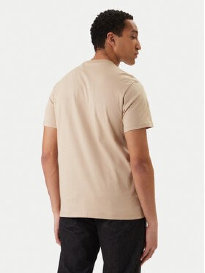 Guess T-Shirt M6RI23 K8FQ4 Beżowy Regular Fit