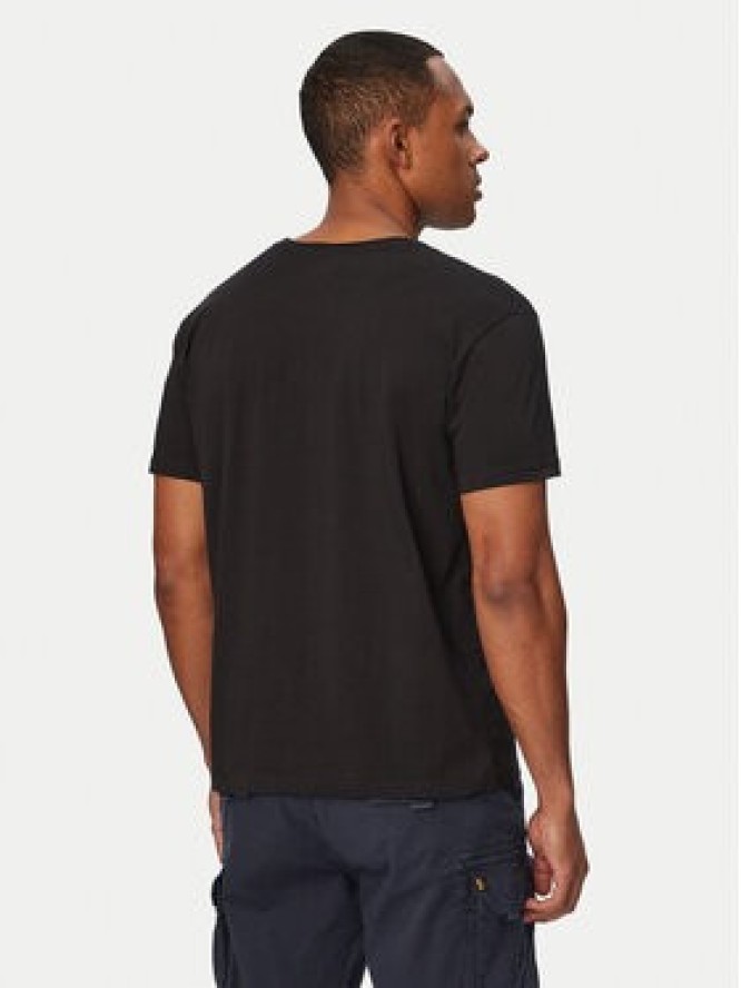 Alpha Industries T-Shirt Basic Effect 100501EP Czarny Regular Fit