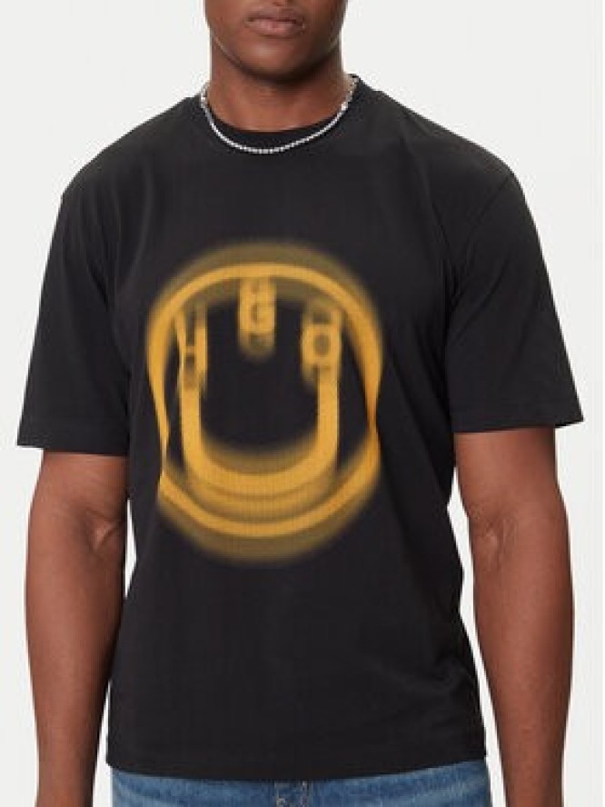 HUGO T-Shirt Nalax 50543493 Czarny Regular Fit