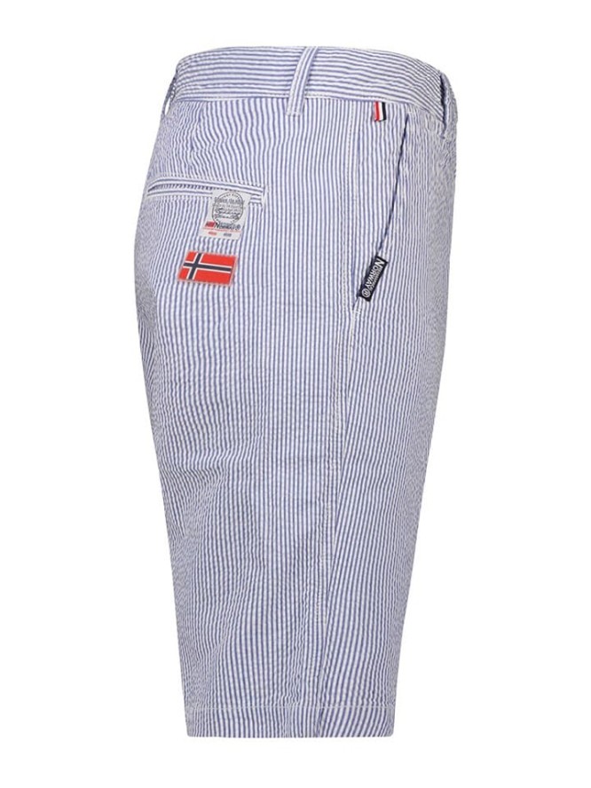Geographical Norway Bermudy "Porto" w kolorze niebieskim rozmiar: S