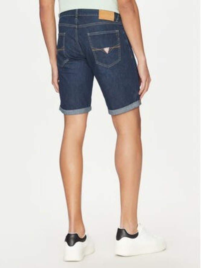 Guess Szorty jeansowe M5GD01 D5MZ1 Granatowy Regular Fit