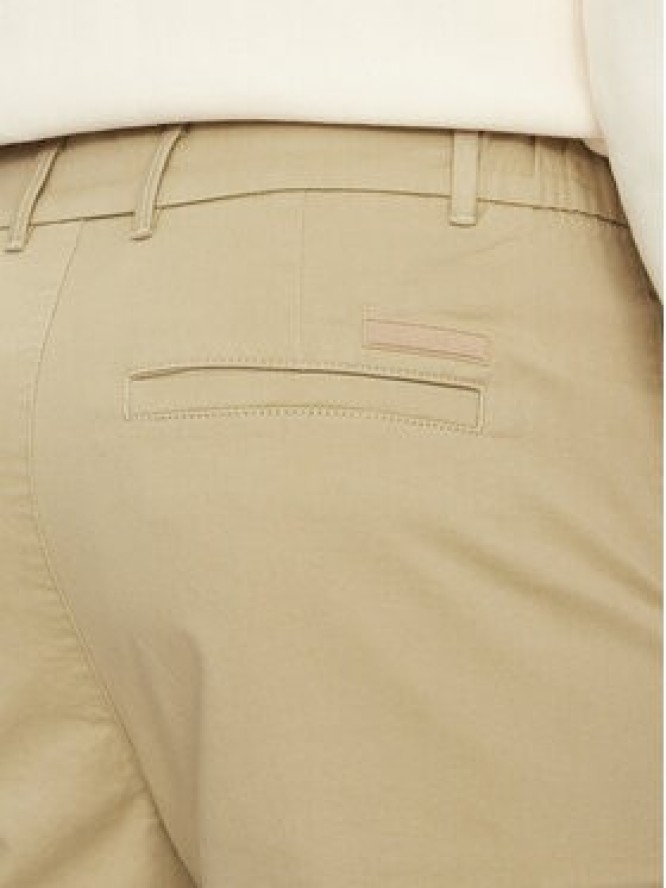 Calvin Klein Szorty materiałowe Modern Twill K10K114067 Beżowy Regular Fit