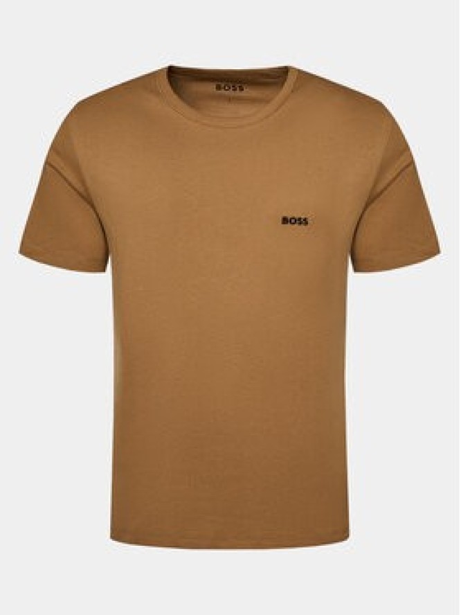 BOSS Komplet t-shirtów Tshirt Rn 3P Classic 50475284 Beżowy Regular Fit