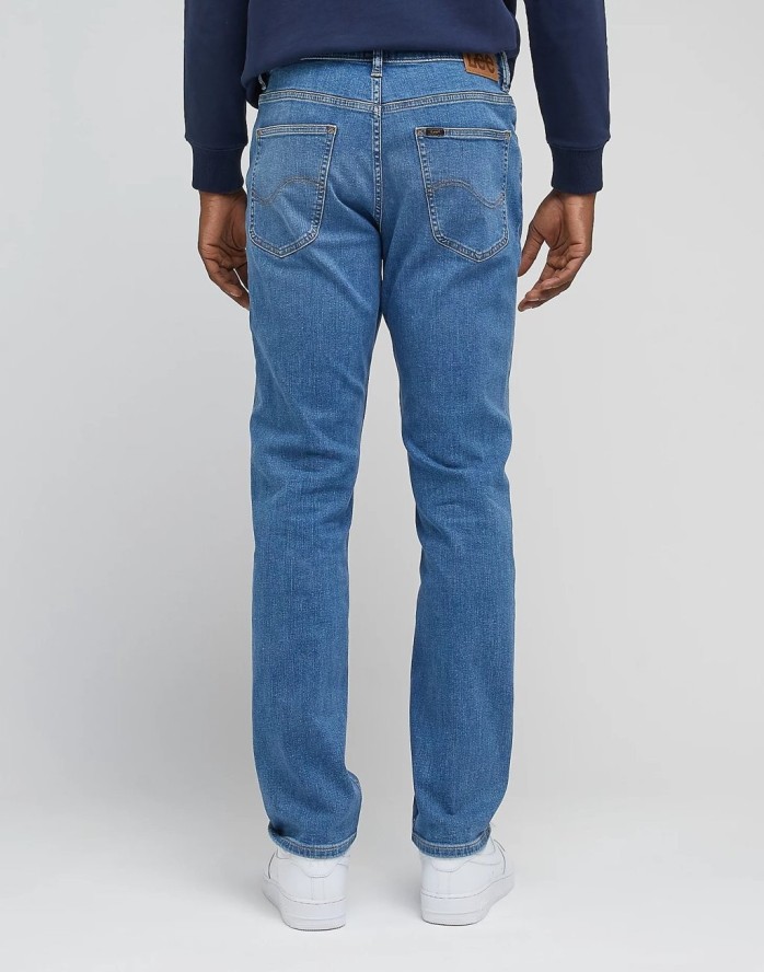 LEE BROOKLYN STRAIGHT MĘSKIE SPODNIE JEANSOWE JEANSY MANHATTAN MID L452NLC06 112331686