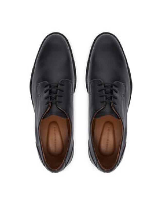 Tommy Hilfiger Półbuty Corporate Dressy Lth FM0FM06023 Czarny