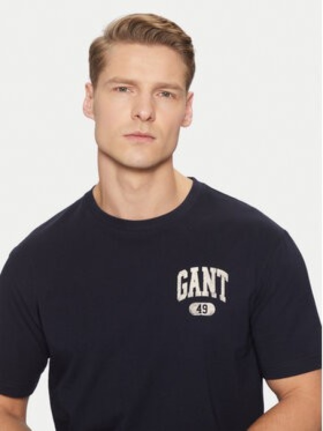 Gant T-Shirt 2003292 Granatowy Regular Fit