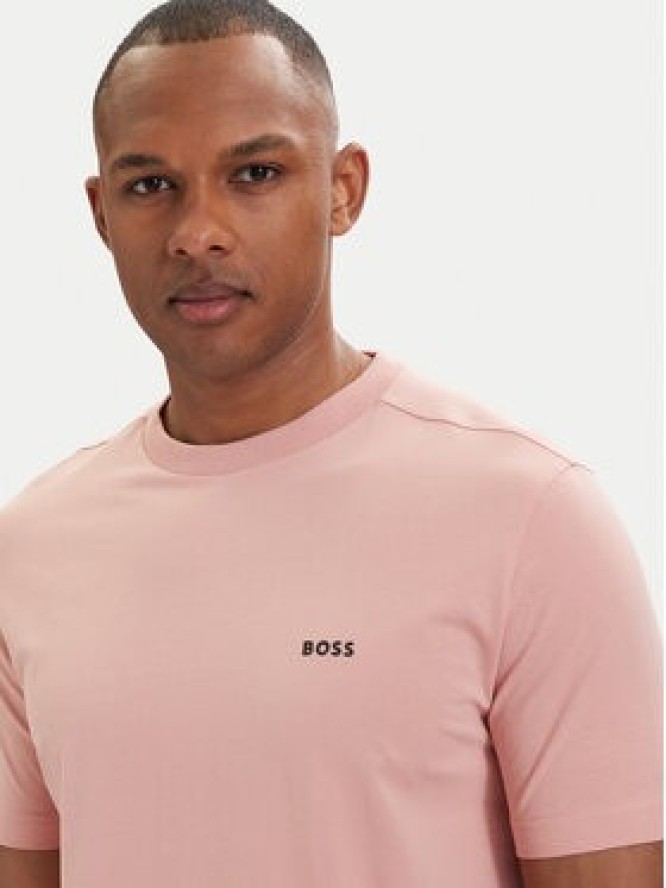 BOSS T-Shirt 50506373 Różowy Regular Fit