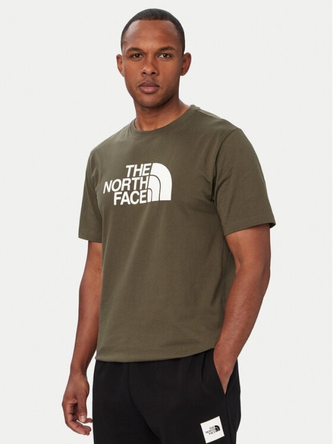 The North Face T-Shirt Evolution Half Dome NF0A8B6J Zielony Regular Fit