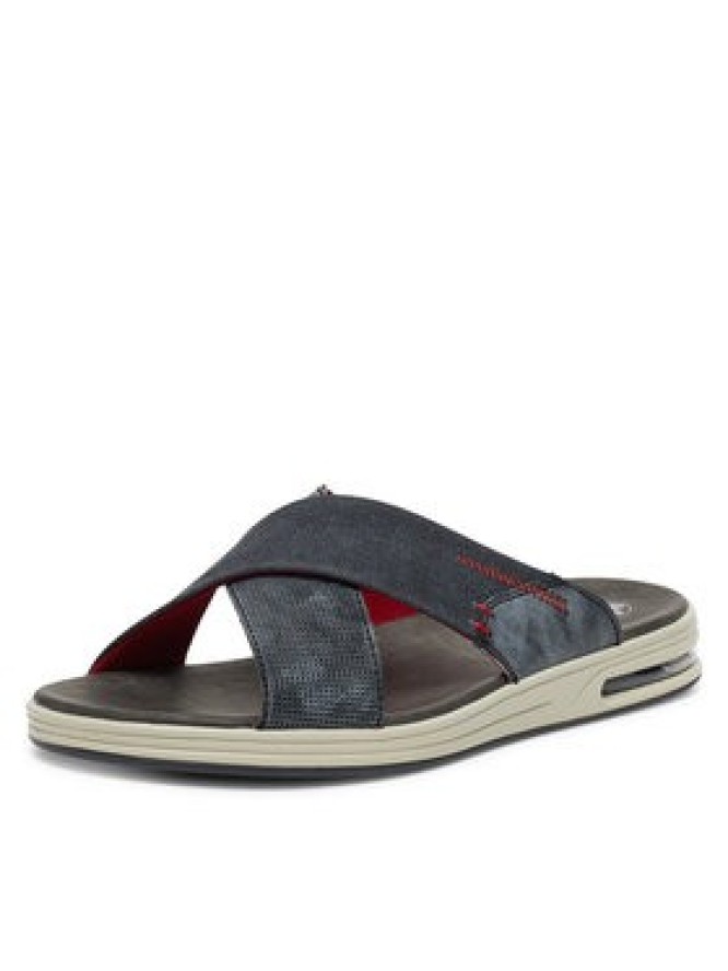 Rieker Klapki 29086-15 Granatowy