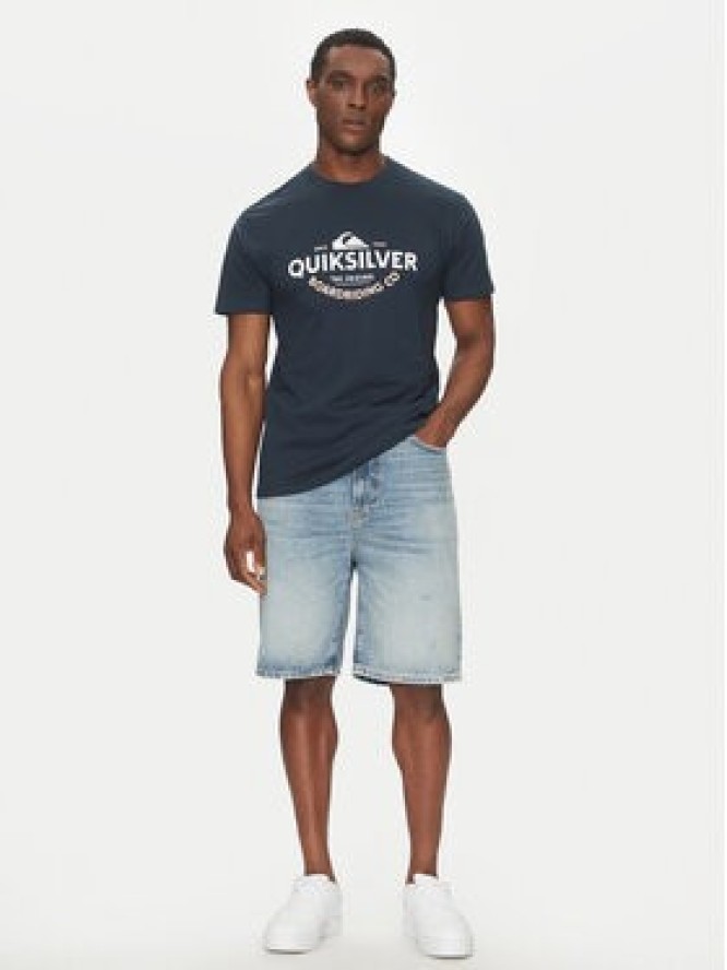 Quiksilver T-Shirt EQYZT08064 Granatowy Regular Fit
