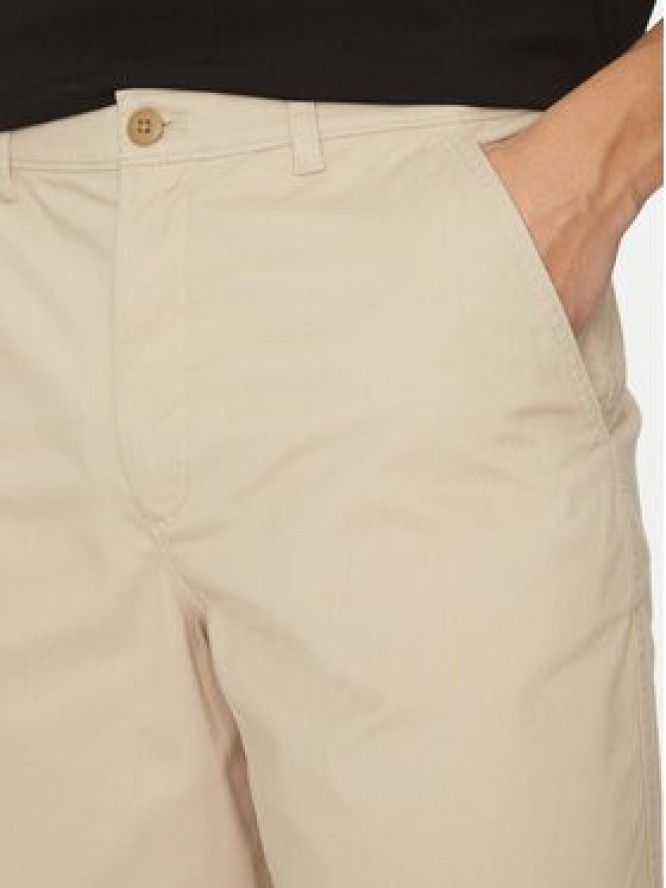 Calvin Klein Jeans Szorty materiałowe LV040EM618 Beżowy Regular Fit