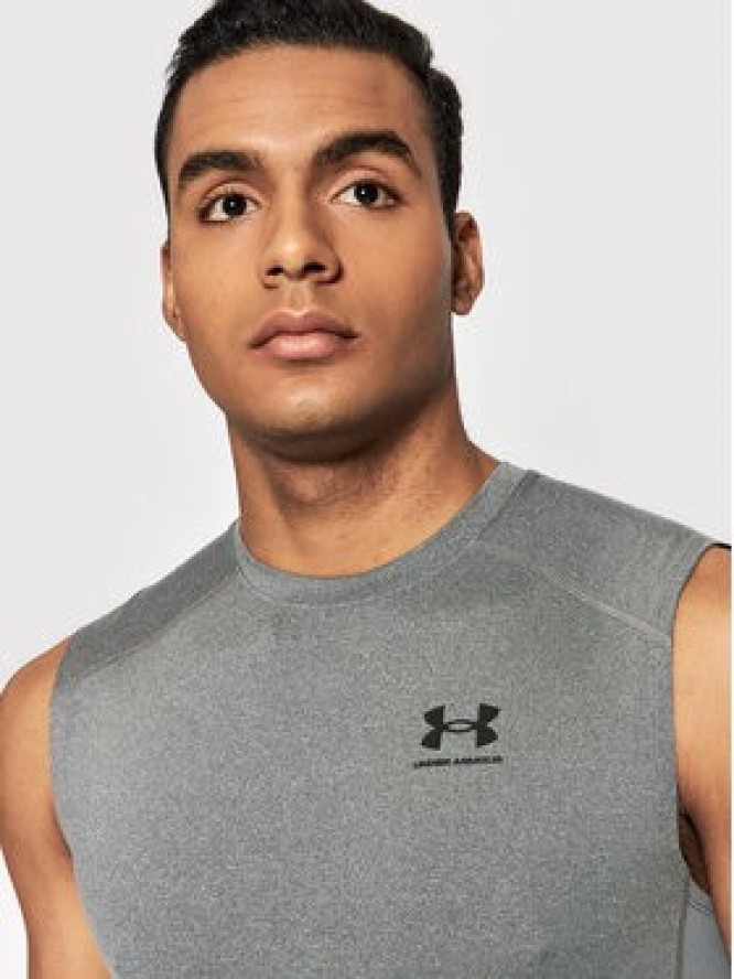 Under Armour Tank top HeatGear® 1361522 Szary Slim Fit