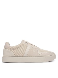 Calvin Klein Sneakersy Classic Cups Laceup Knit HM0HM02130 Beżowy