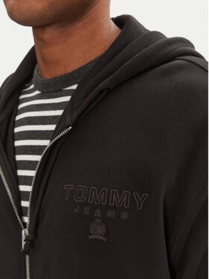 Tommy Jeans Bluza Varsity DM0DM20835 Czarny Relaxed Fit