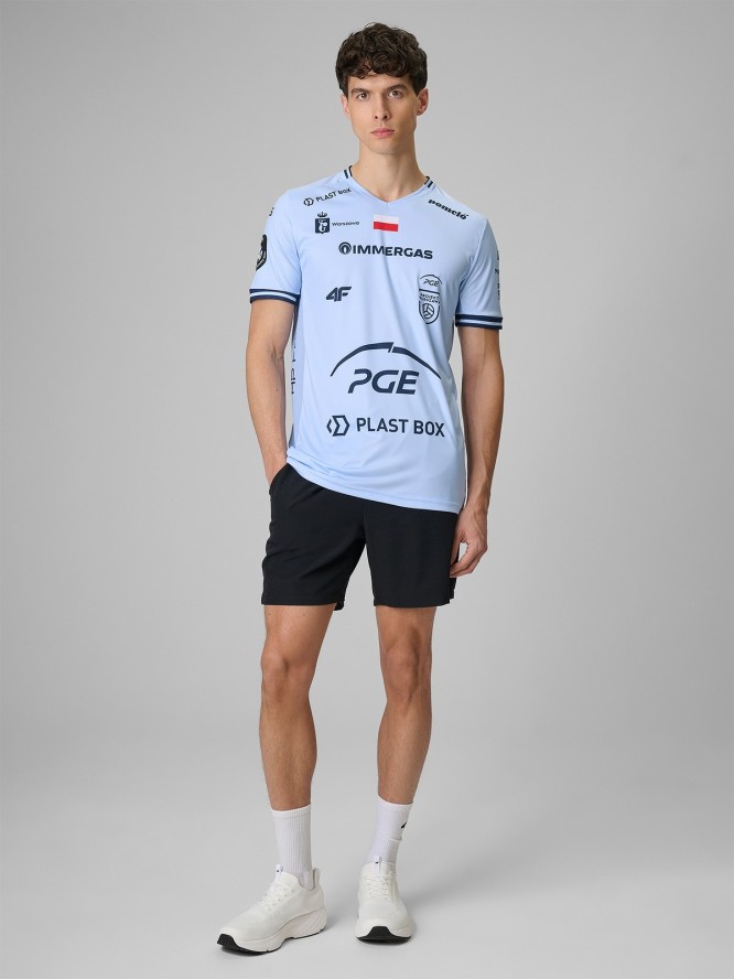 4F Koszulka meczowa replika domowa z sezonu 2025/26 męska 4F x Projekt Warszawa - niebieska S