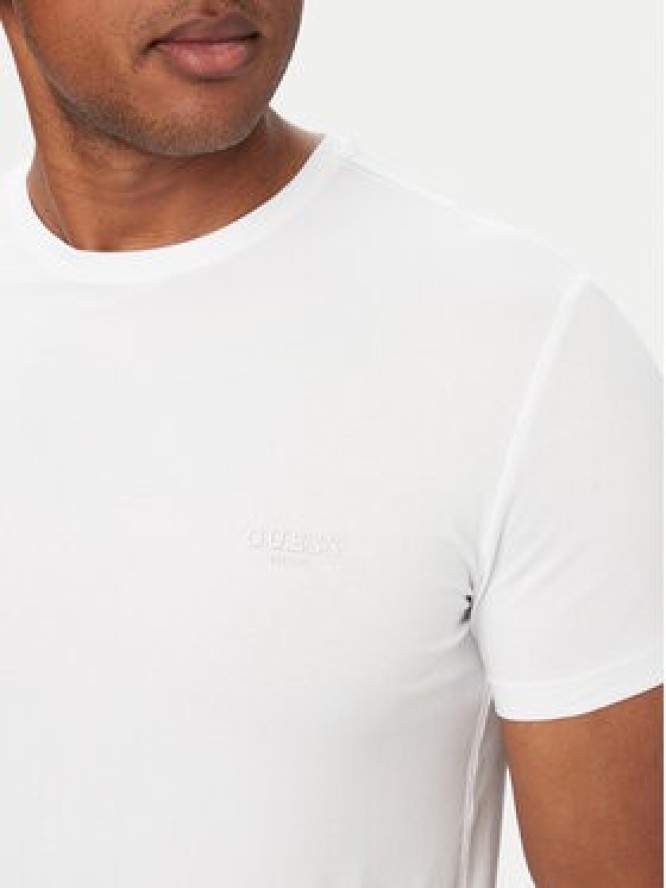 Guess T-Shirt M6YI24 K3728 Biały Extra Slim Fit