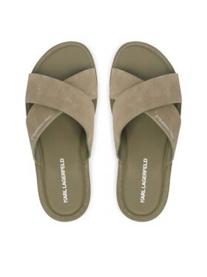 KARL LAGERFELD Klapki KL70213C Szary