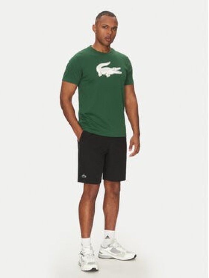 Lacoste Szorty tenisowe GH7452 Czarny Regular Fit