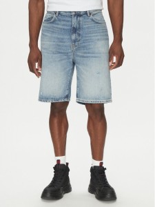 HUGO Szorty jeansowe 50537709 Niebieski Regular Fit