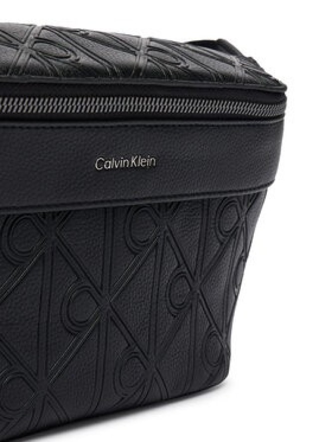 Calvin Klein Nerka Emblem Aop Deboss Waistbag LV04D3564G Czarny