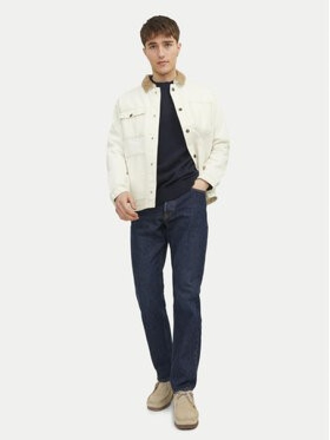 Jack & Jones Jeansy Chris 12237276 Granatowy Relaxed Fit