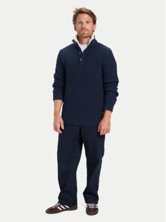 Quiksilver Sweter Boulevard EQYSW03328 Granatowy Regular Fit