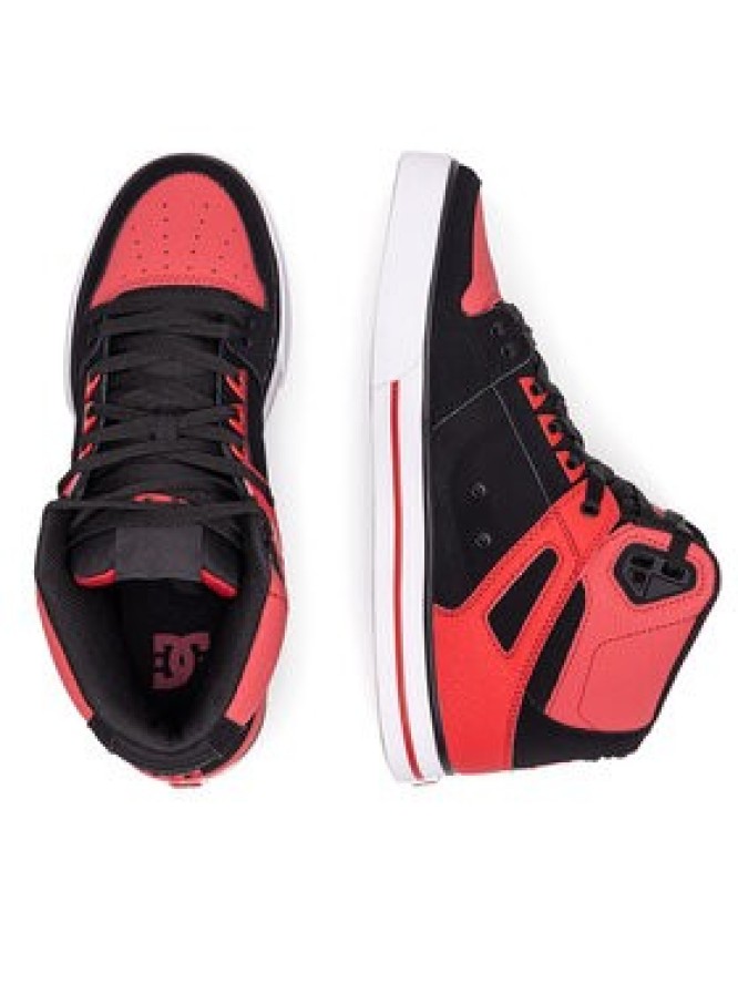 DC Shoes Sneakersy PURE HIGH-TOP WC ADYS400043-FWB Czerwony