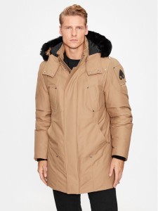 Moose Knuckles Kurtka puchowa Original Stirling M32MP261S Brązowy Regular Fit