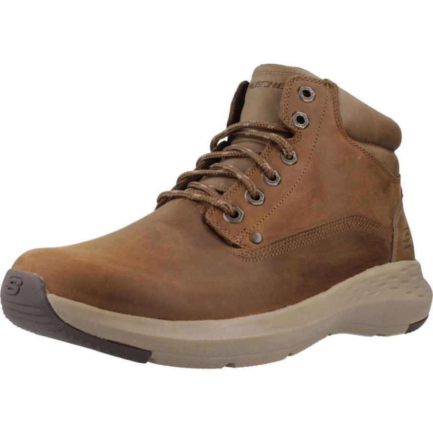 Buty SKECHERS PARSON - EDERIC Brązowy