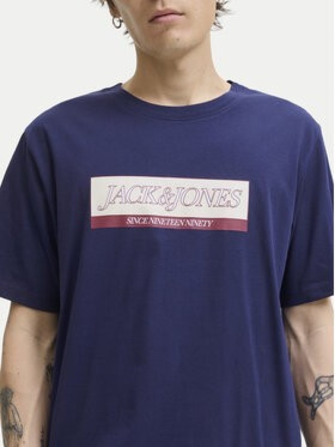 Jack & Jones T-Shirt Rinwood 12283628 Niebieski Regular Fit