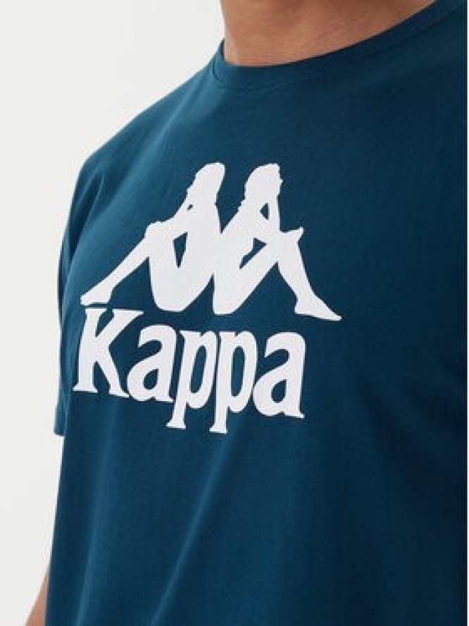 Kappa T-Shirt Authentic 361N6QW Granatowy Regular Fit