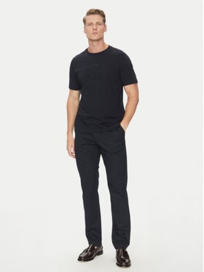 Tommy Hilfiger Chinosy Denton MW0MW38863 Granatowy Slim Fit