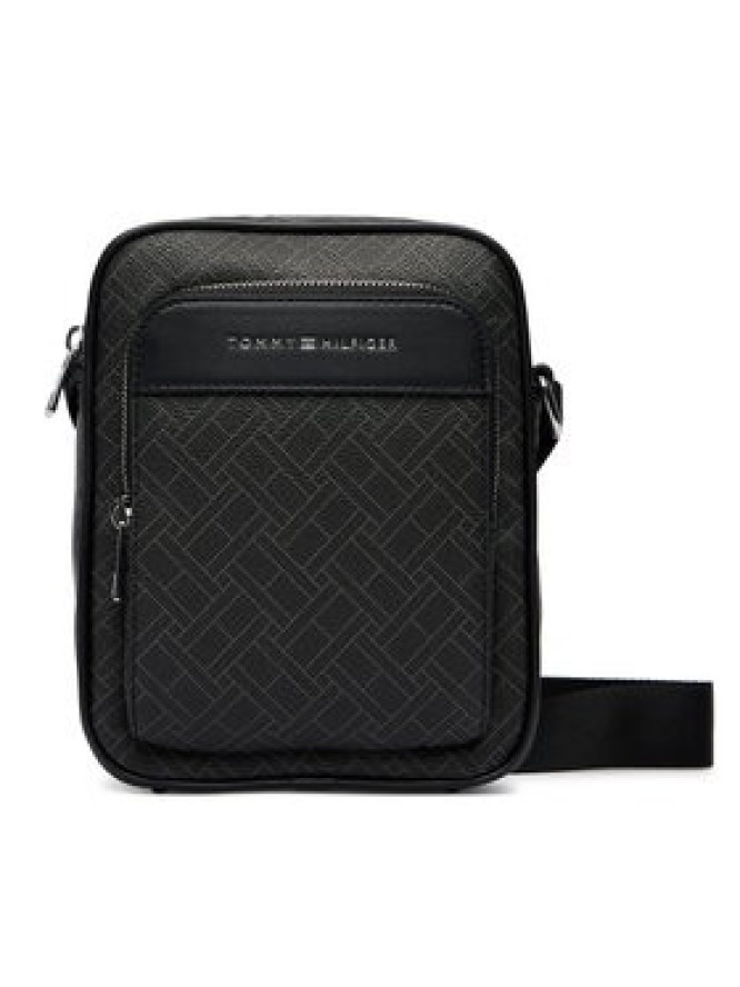 Tommy Hilfiger Saszetka Th Flag Monogram Mini Reporter AM0AM14138 Czarny