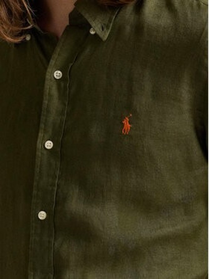 Polo Ralph Lauren Koszula 710968915006 Khaki Slim Fit