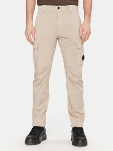 C.P. Company Spodnie materiałowe 18CMPA056A005694G Khaki Regular Fit