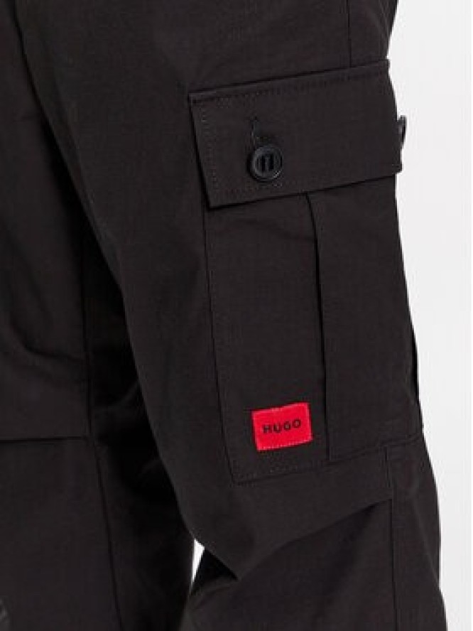 Hugo Spodnie materiałowe Garlo233 10250557 Czarny Regular Fit