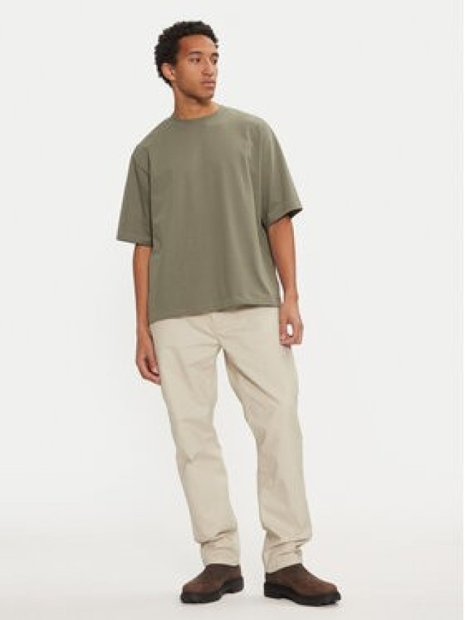 Calvin Klein Jeans Spodnie materiałowe J30J326263 Beżowy Straight Fit