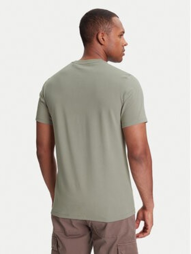 Guess T-Shirt M4GI70 KC9X0 Khaki Slim Fit
