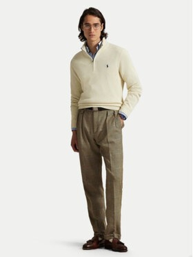 Polo Ralph Lauren Sweter 710859939503 Écru Regular Fit