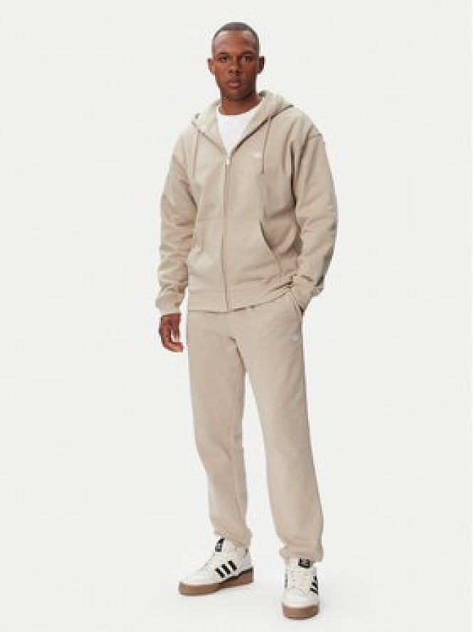 adidas Spodnie dresowe Trefoil Essentials French Terry KT2454 Beżowy Regular Fit