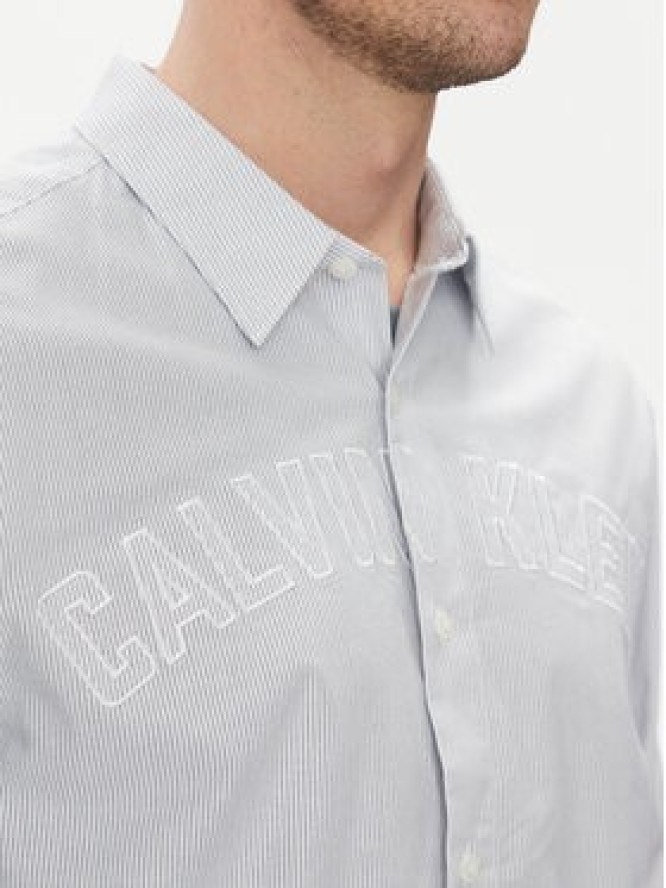 Calvin Klein Jeans Koszula LV04RB119G Niebieski Regular Fit
